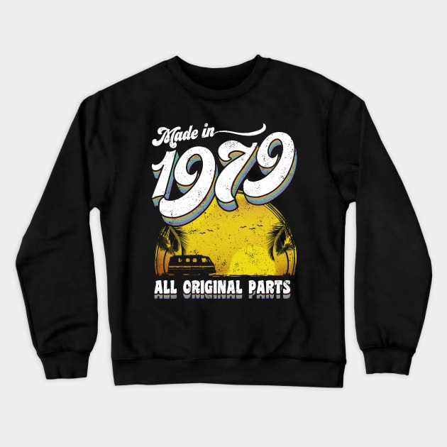 Made in 1979 All Original Parts Crewneck Sweatshirt by KsuAnn